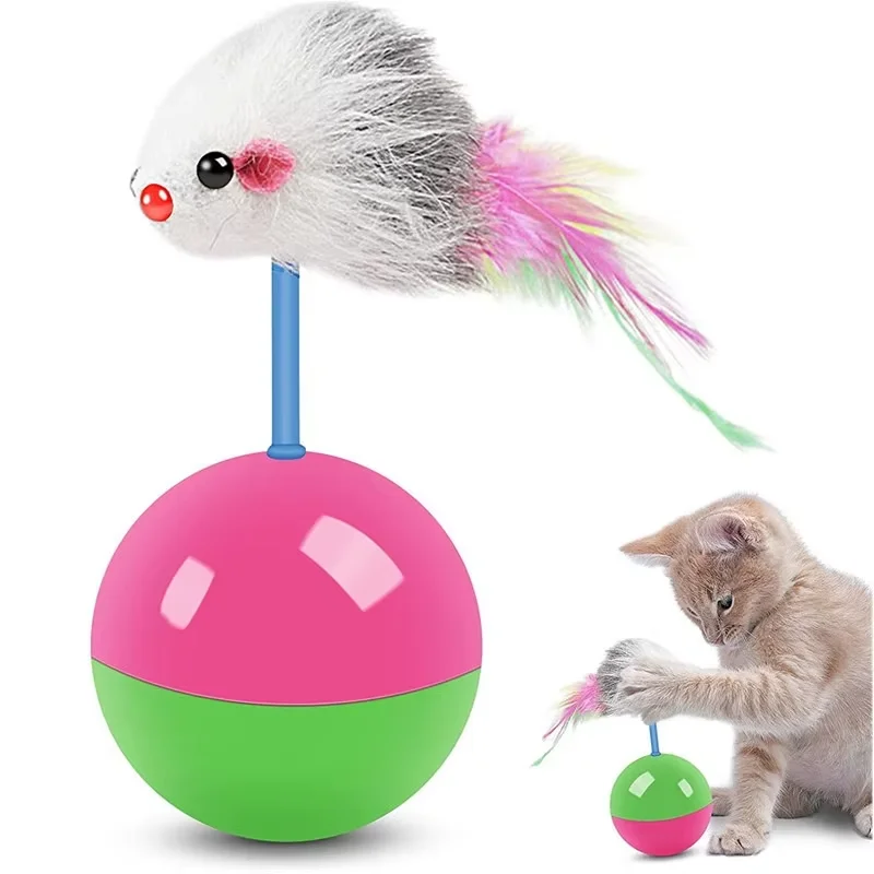 Interactive Squeaky Plush Dog Toy - Bola Interativa para Gatos em Forma