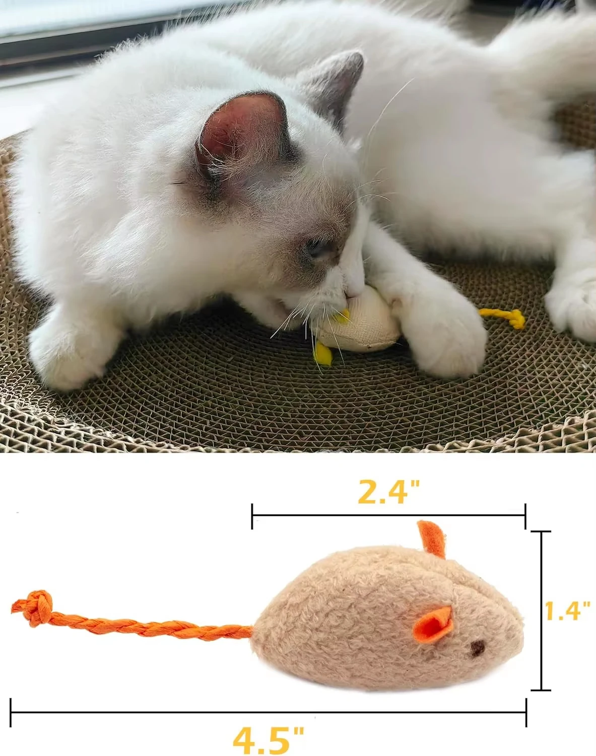 5pcs Brinquedos de Rato com Ch - Catnip Interactive Plush Mouse avaliação e preço