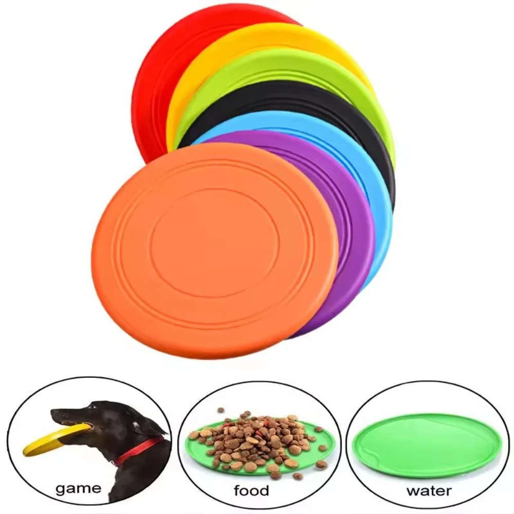 Disco Voador para Cães em TPR, - Flying Disc Dog Training Toy avaliação e preço