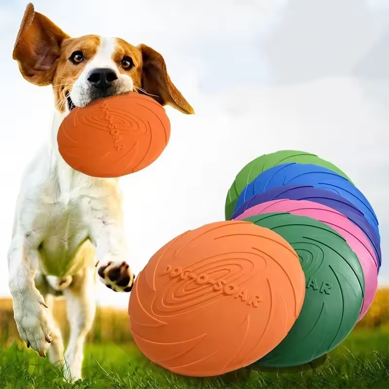 Brinquedo Interativo de Silico - Flying Disc Dog Training Toy avaliação e preço
