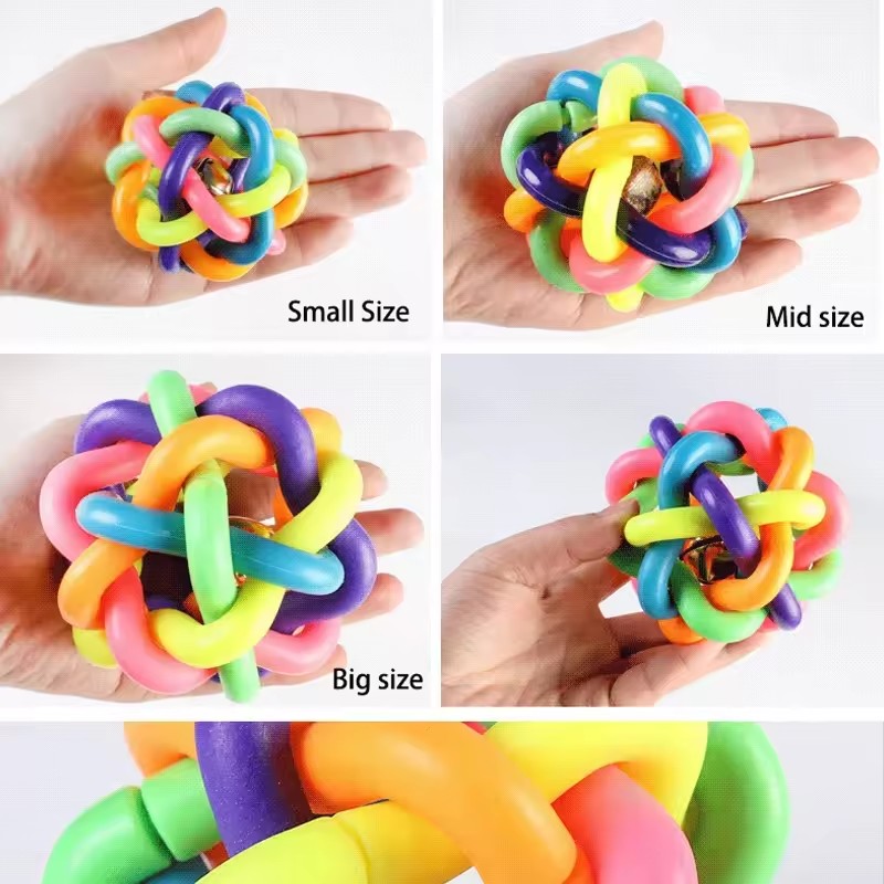 Brinquedo Colorido de Borracha - Interactive Squeaky Plush Dog Toy avaliação e preço
