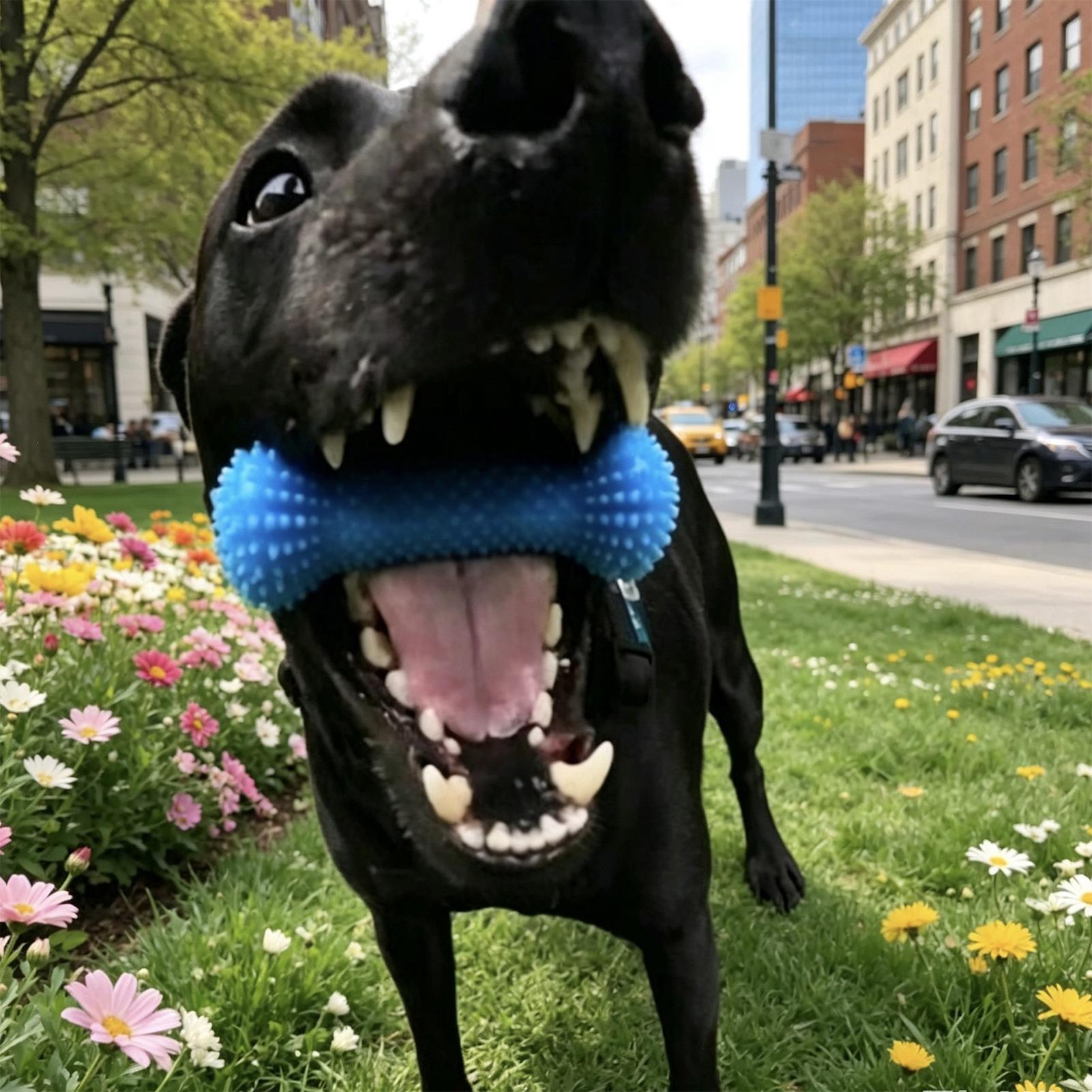 Brinquedos para Cães: Bastões  - Rubber Treat Dispensing Dog Toy avaliação e preço
