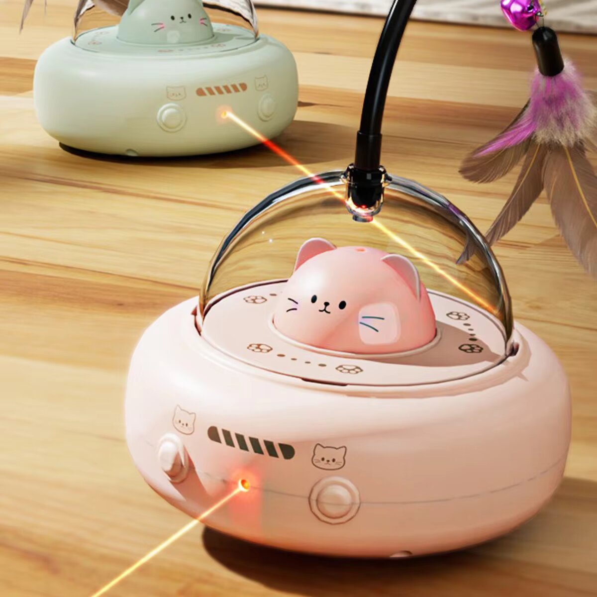 Robô Automático 3 em 1 para Ga - Laser Pointer Cat Toy Automatic avaliação e preço